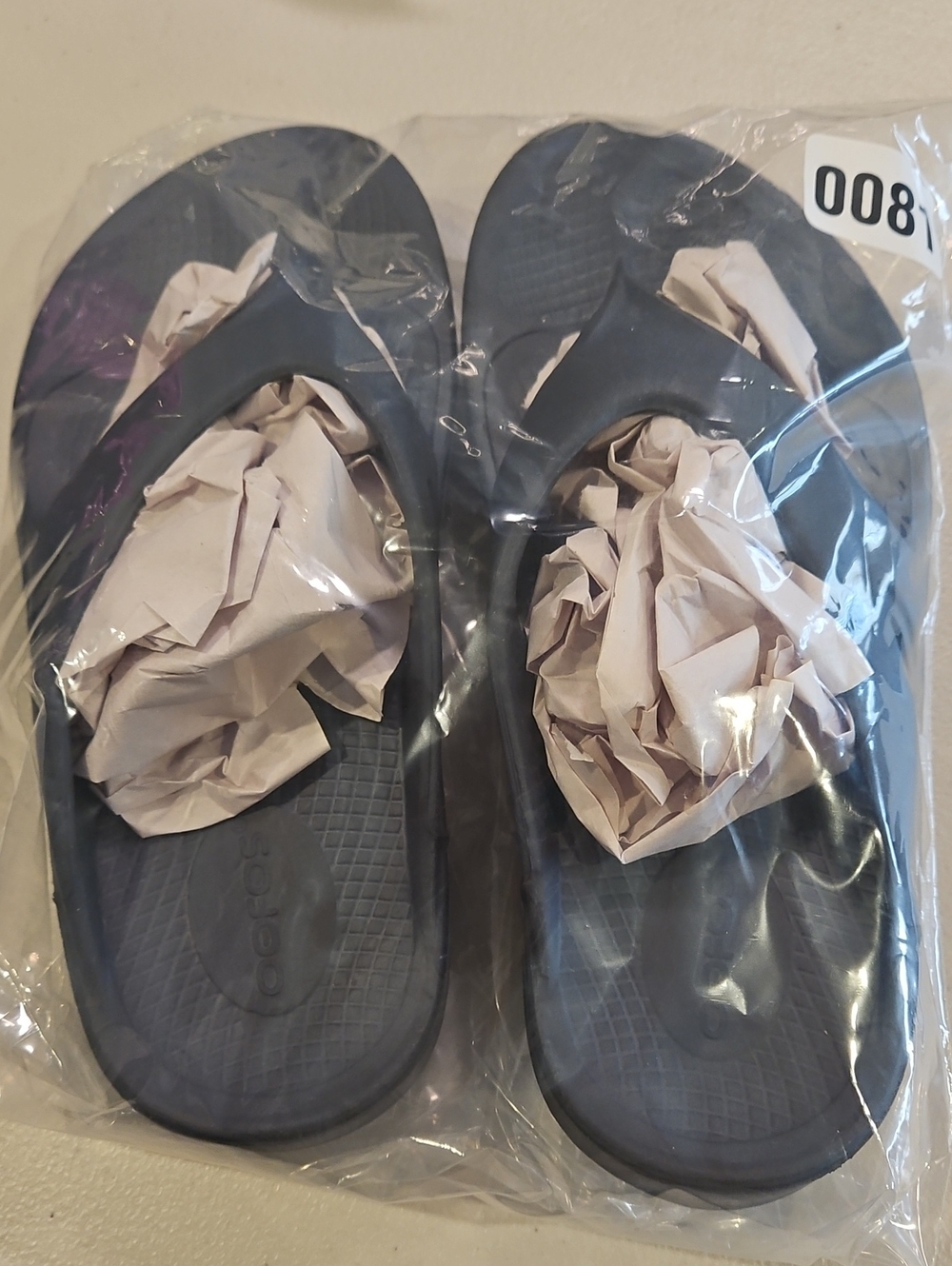 OOFOS Blue Flip Flop Sandals 0081
